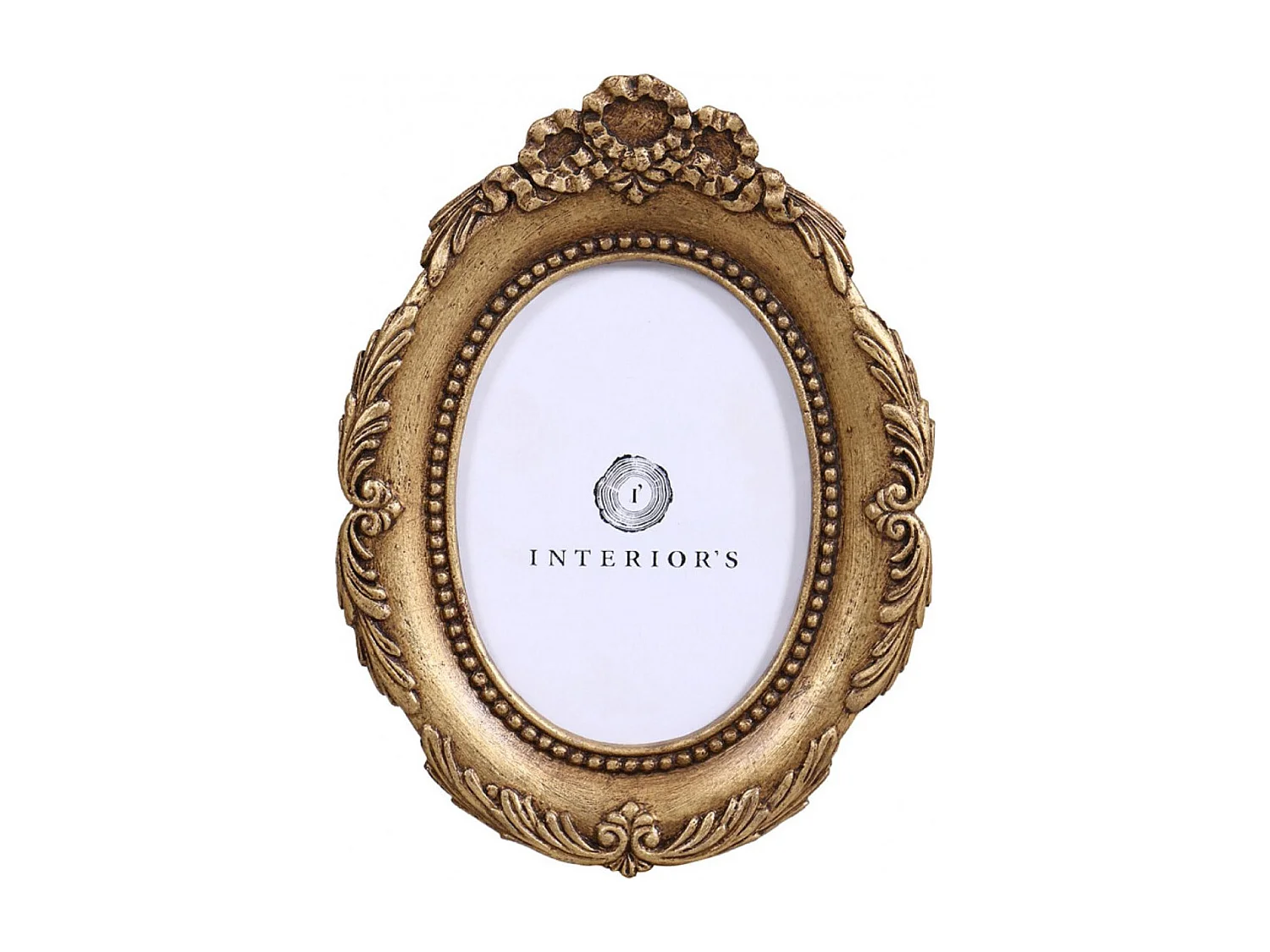 Set de 3 cadres photos dorés Résine Or - Interior's