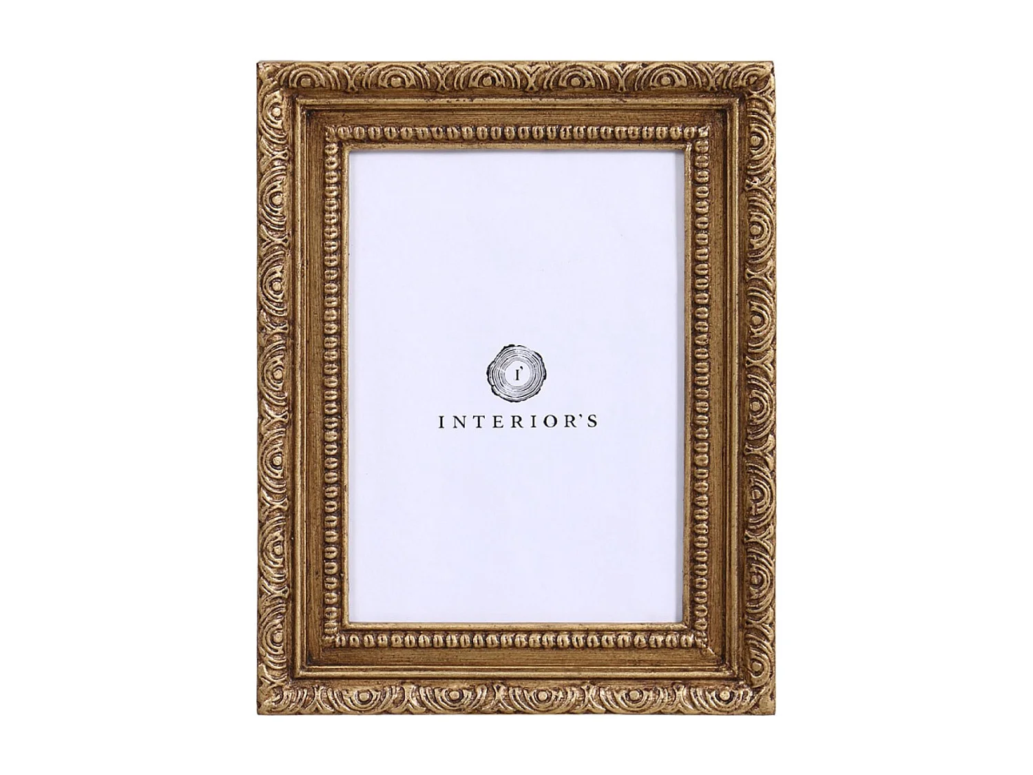 Set de 3 cadres photos dorés Résine Or - Interior's