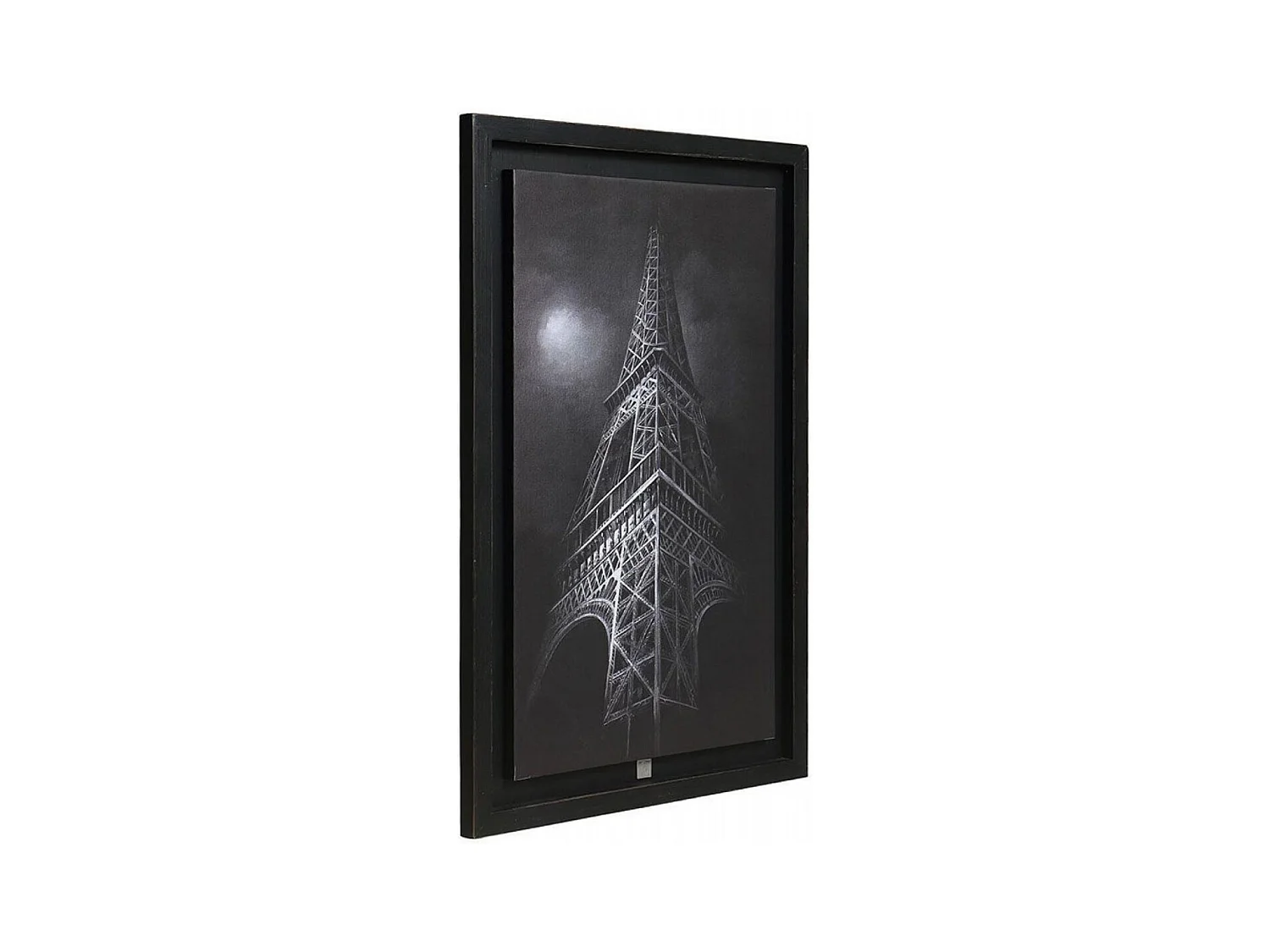 Toile monument monument tour eiffel Bois Noir - Indus Interior's