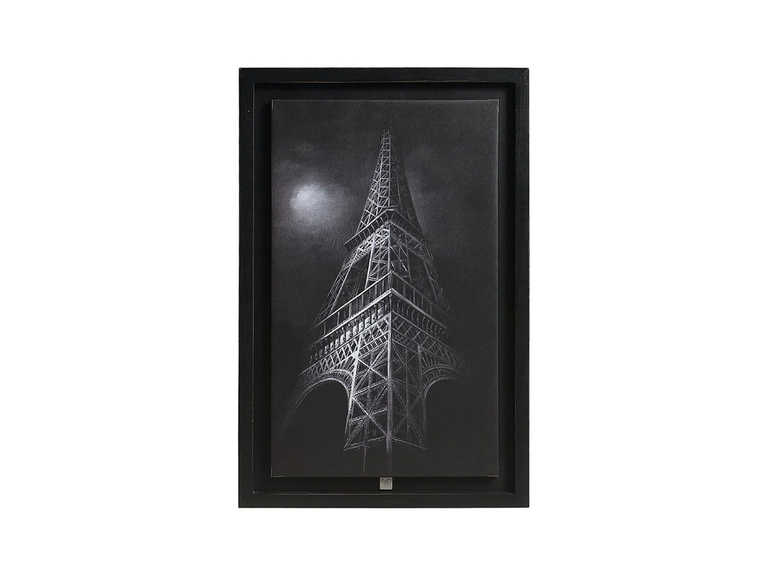 Toile monument monument tour eiffel Bois Noir - Indus Interior's