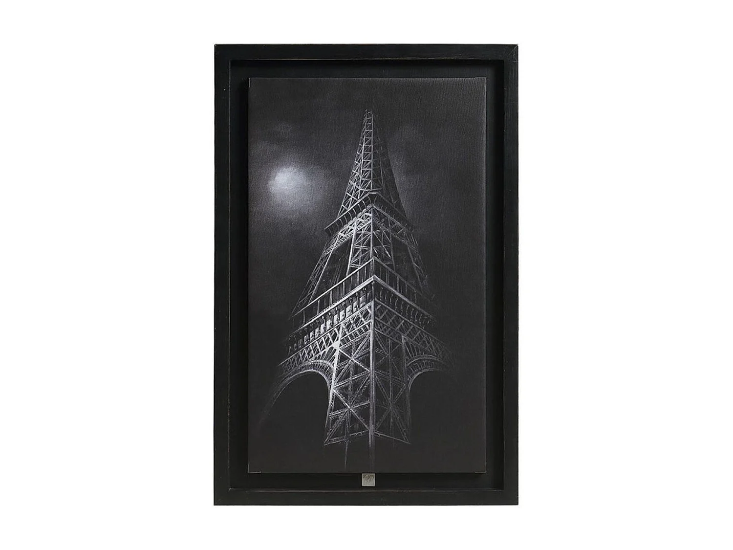 Toile monument monument tour eiffel Bois Noir - Indus Interior's