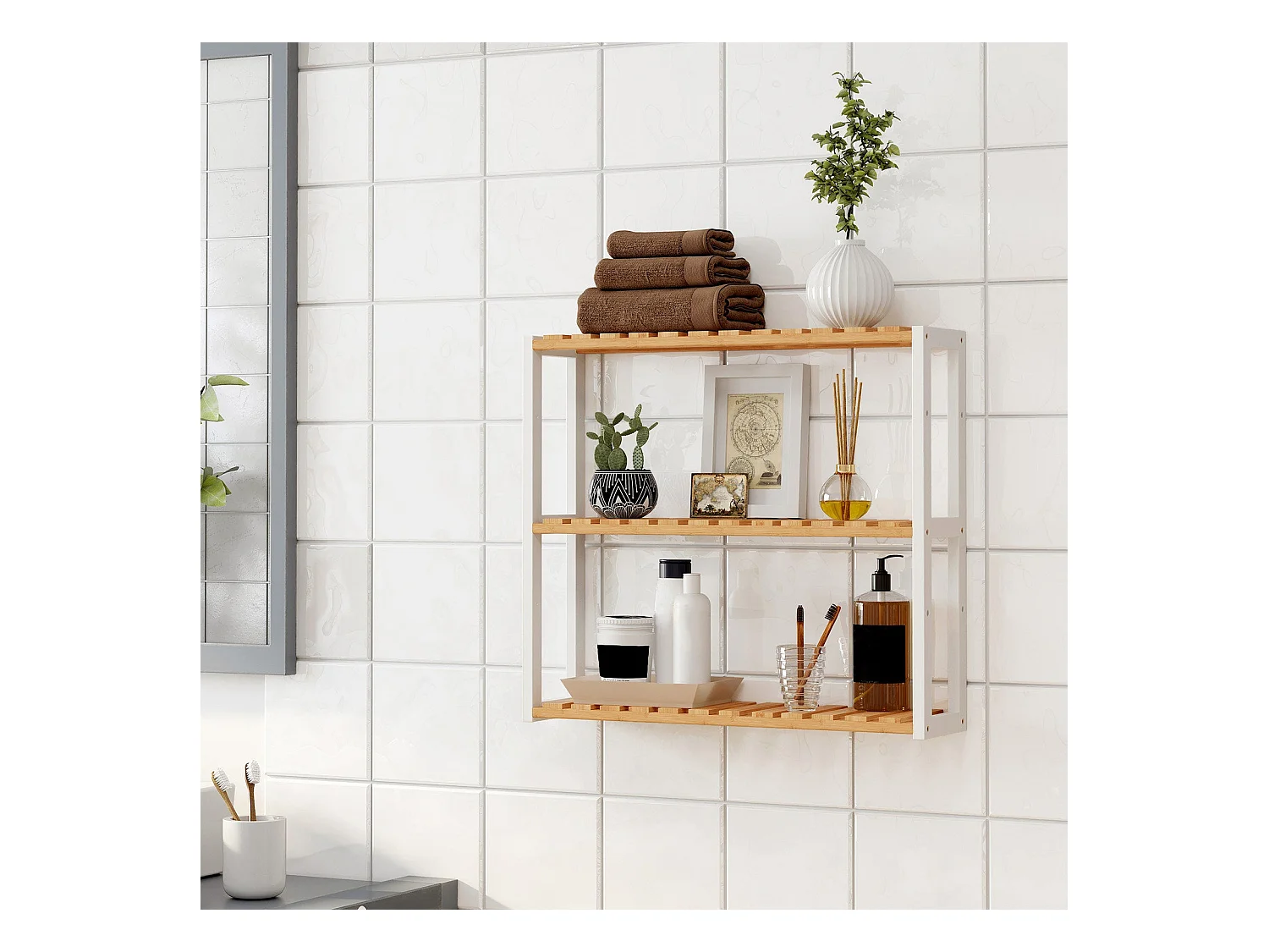 Badezimmerregal Pflanzenregal Port Louis