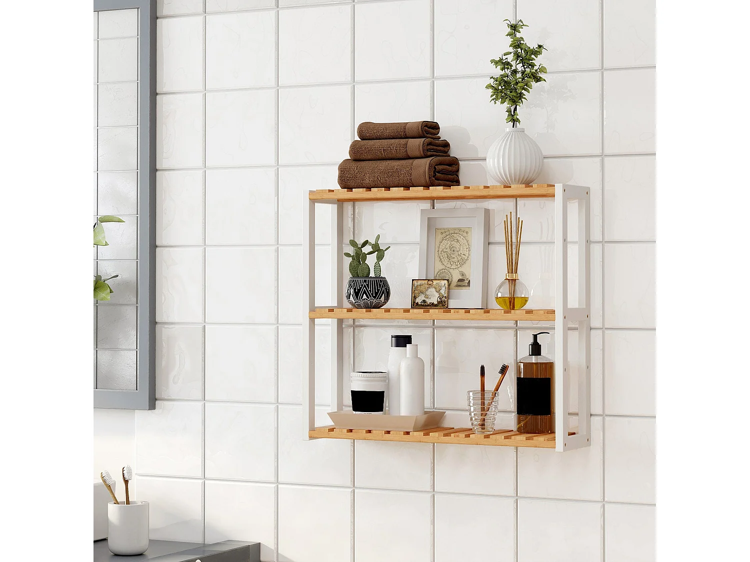 Badezimmerregal Pflanzenregal Port Louis