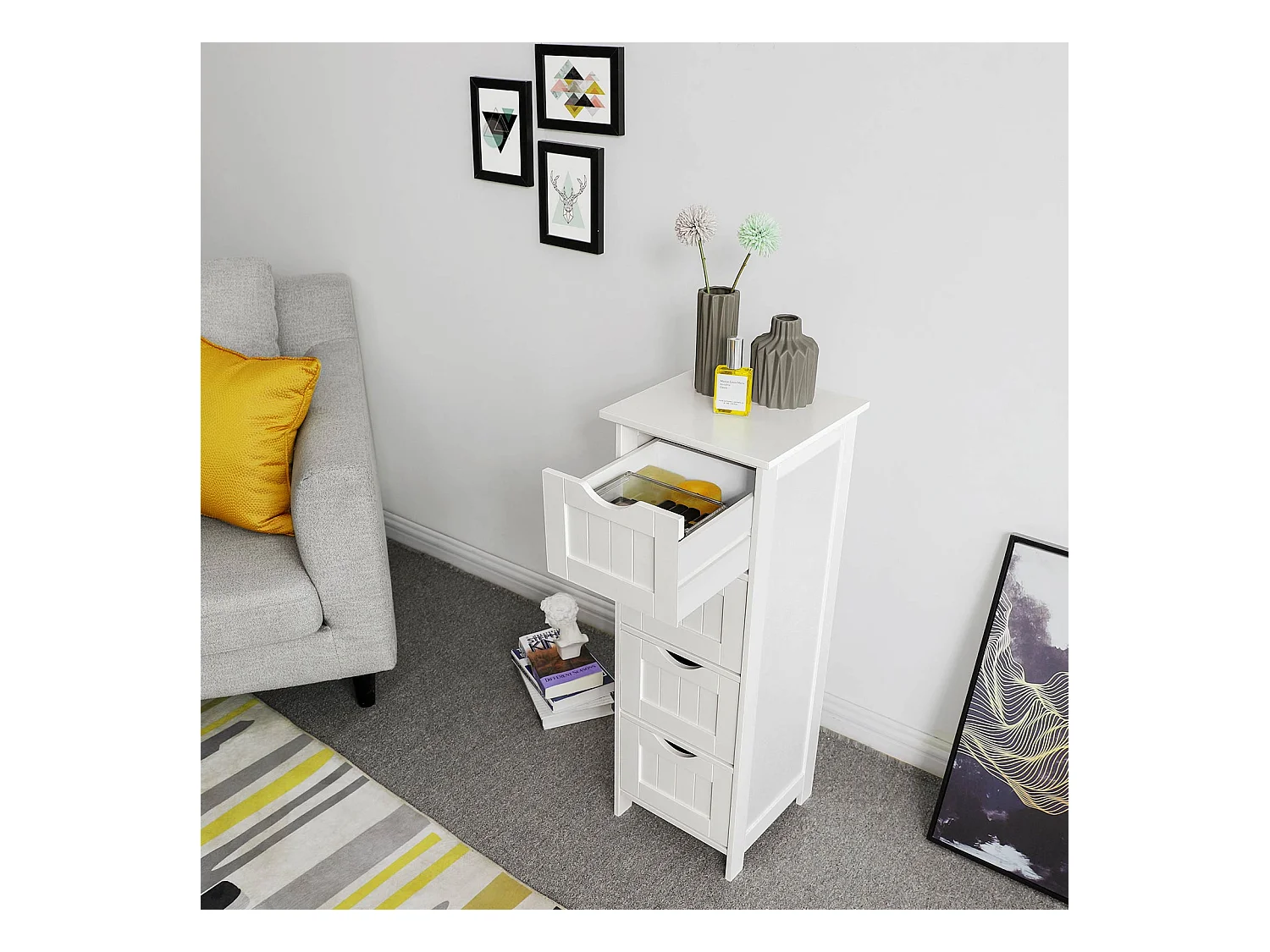 Badezimmerschrank Beistellschrank Incheon