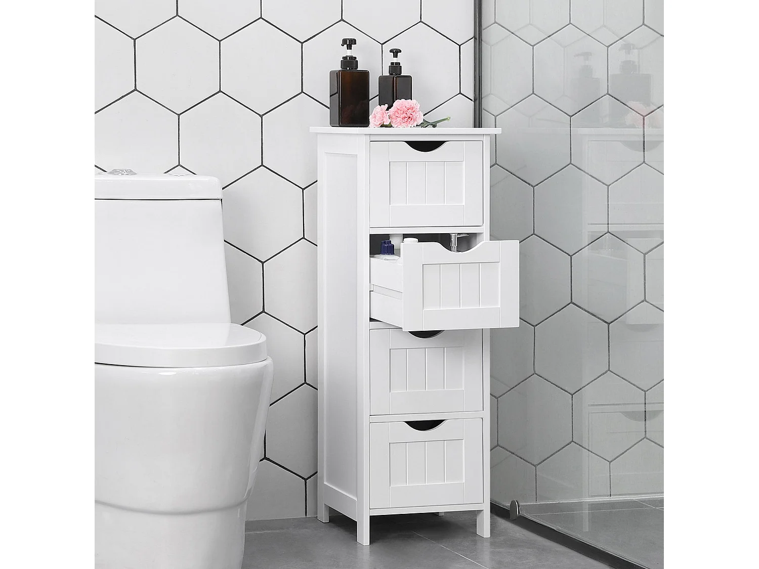 Badezimmerschrank Beistellschrank Incheon