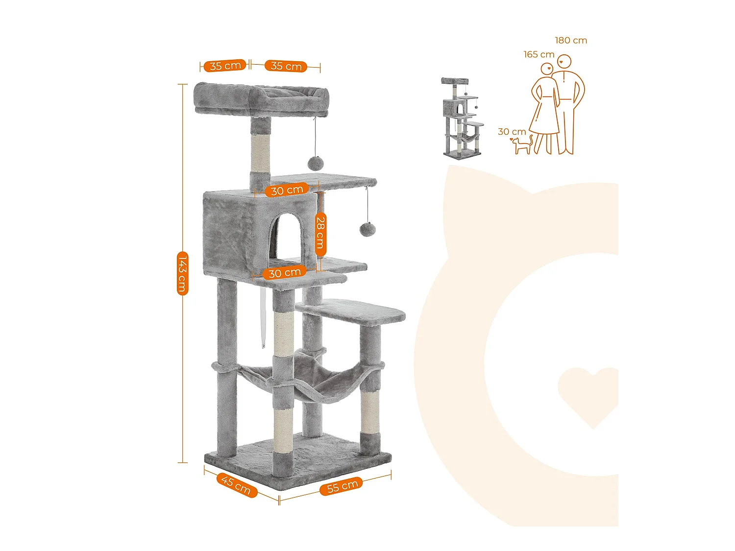 Kratzbaum Katzenbaum Woodtail