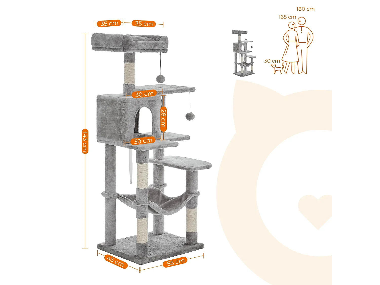 Kratzbaum Katzenbaum Woodtail