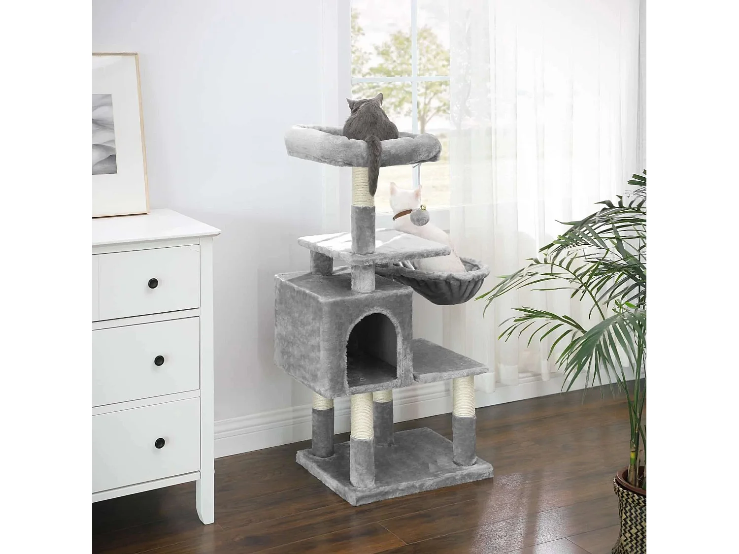 Arbre à chat avec griffoir Miauworld