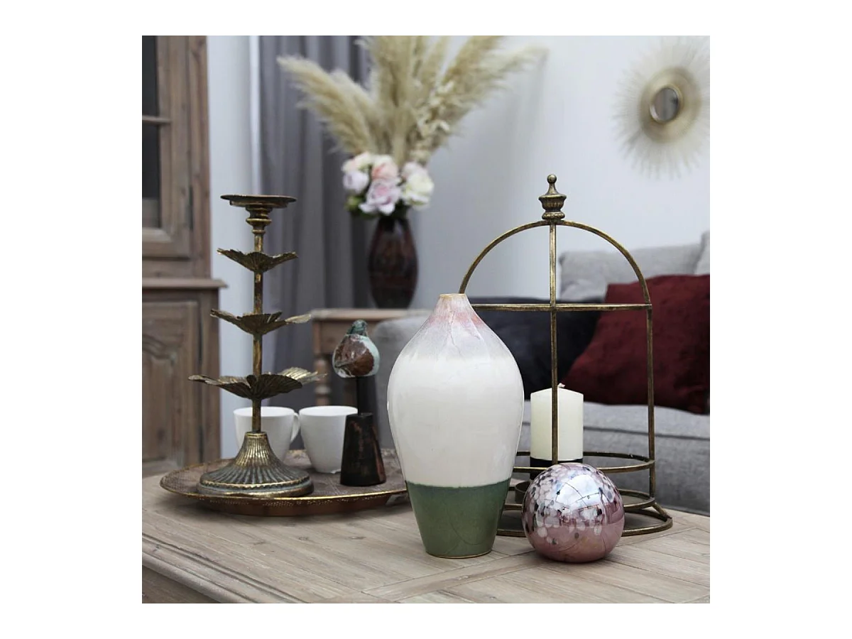 Sulfure irisée Verre Blanc - Charme Interior's