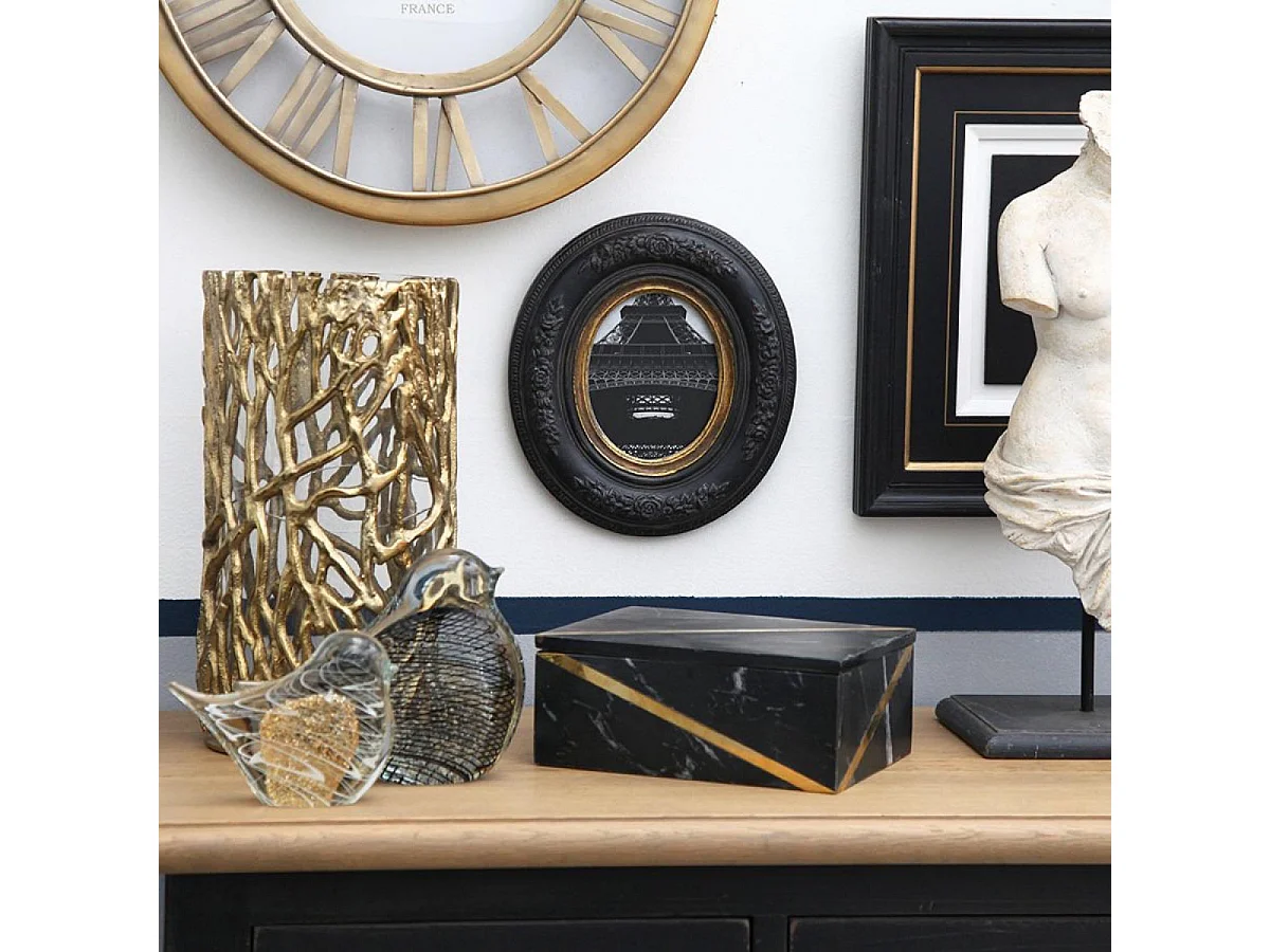 Cadre photo moulure MDF Noir - Interior's