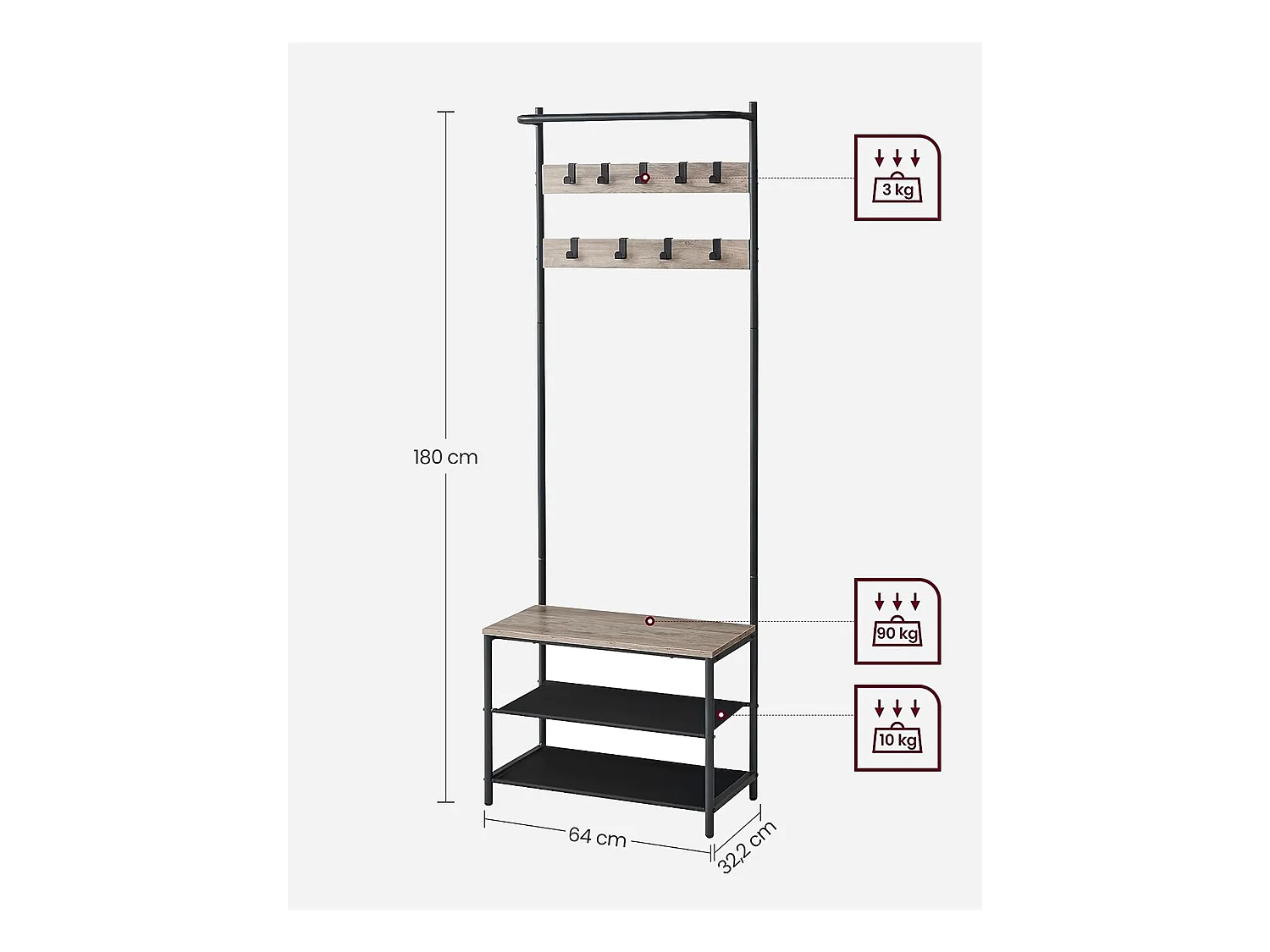 Garderobenständer Stockholm