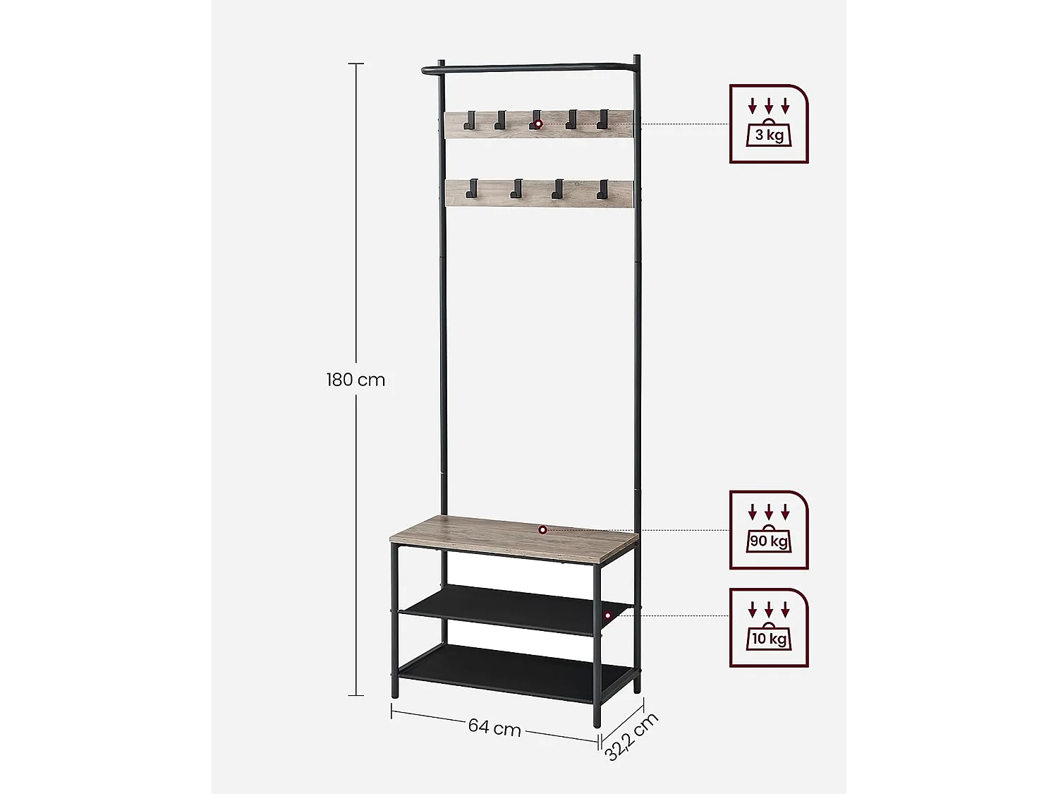 Garderobenständer Stockholm