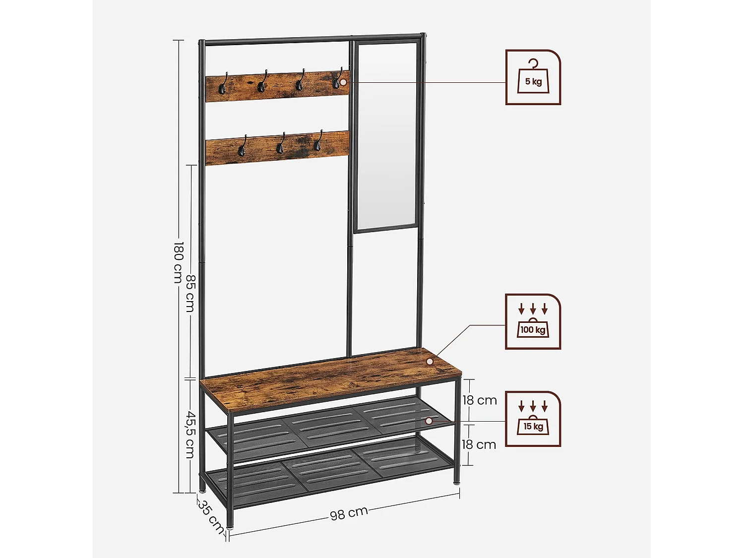 Porte-manteau Berlin