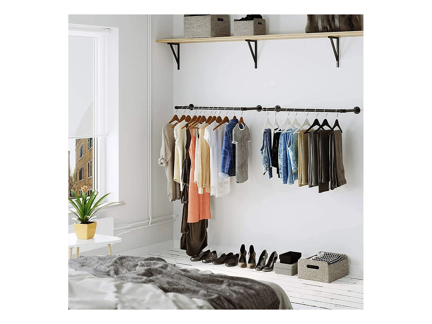 2er-Set Kleiderstange Rangoon