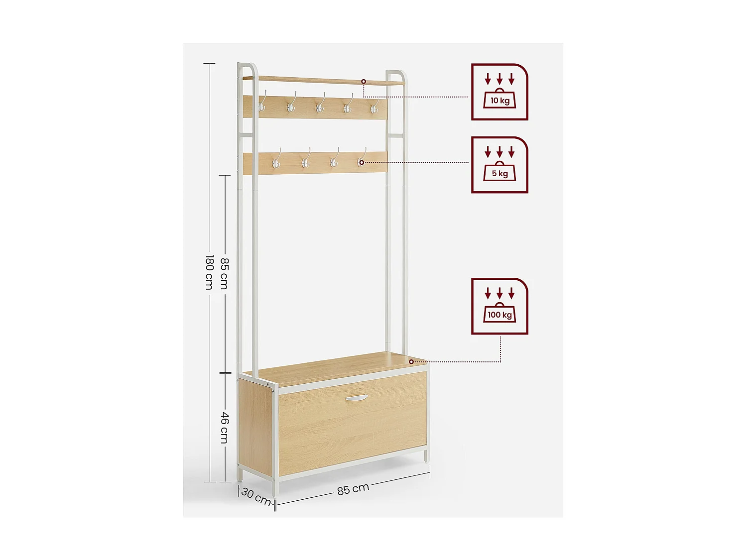 Garderobenständer Prague