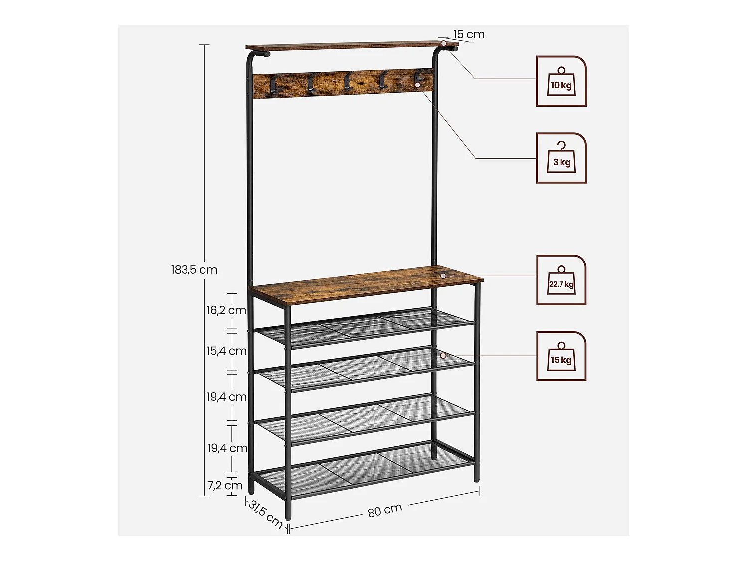 Garderobenständer Samara
