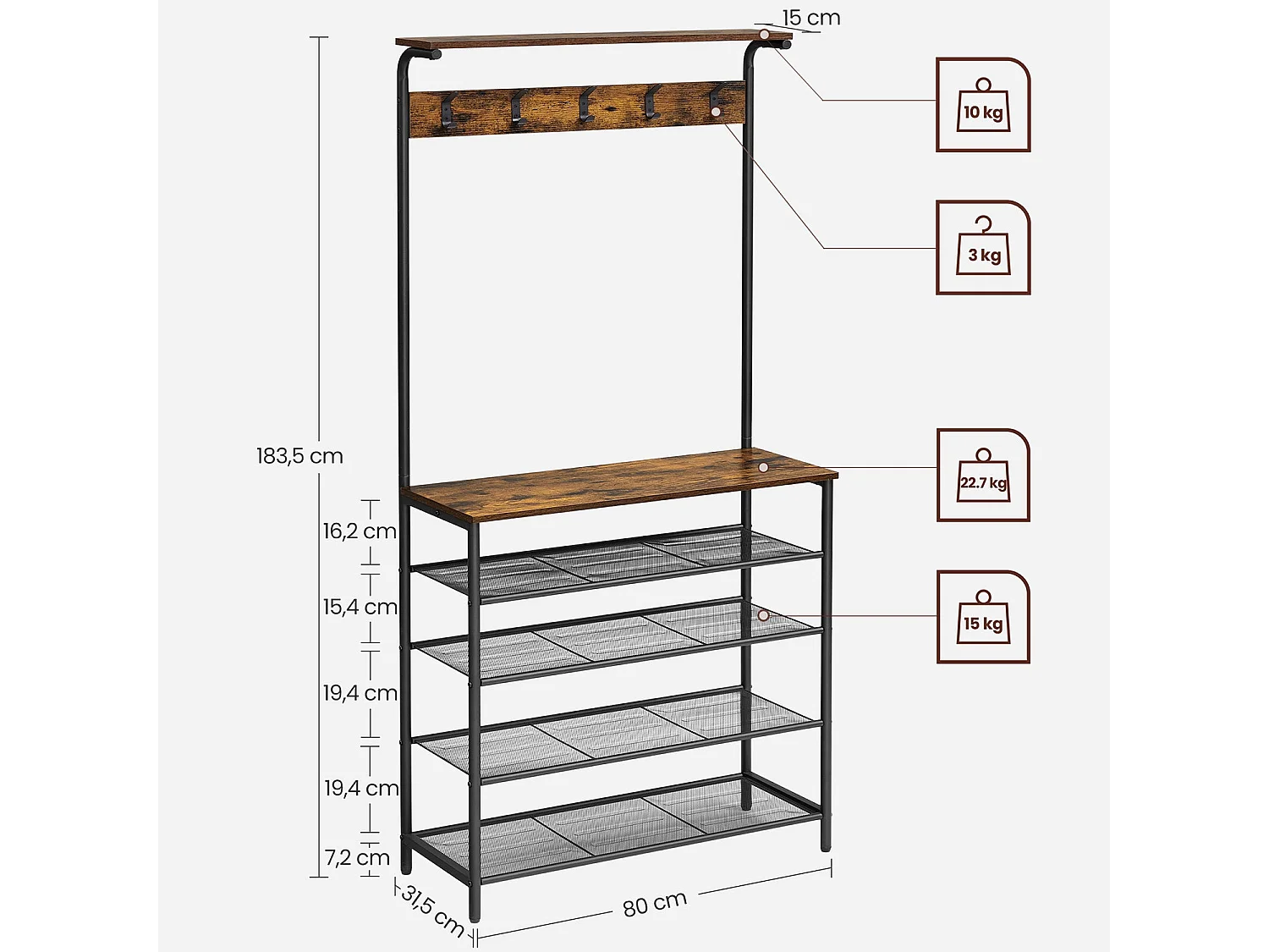 Garderobenständer Samara