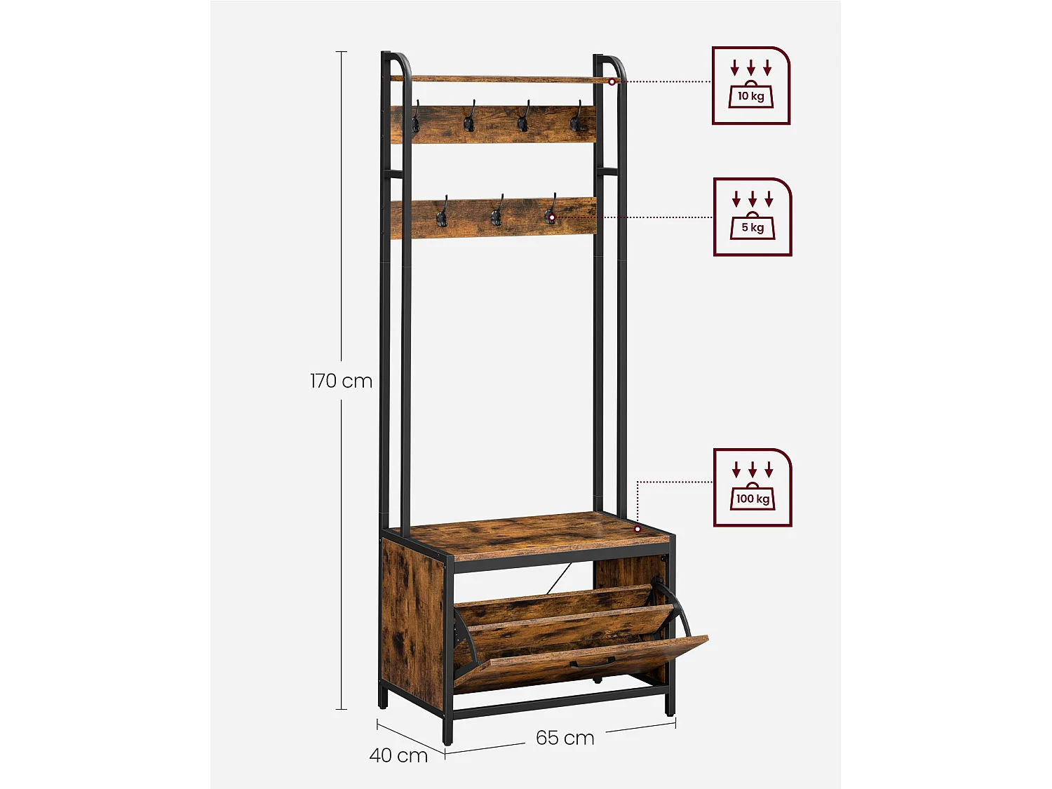 Porte-manteau Lisbonne