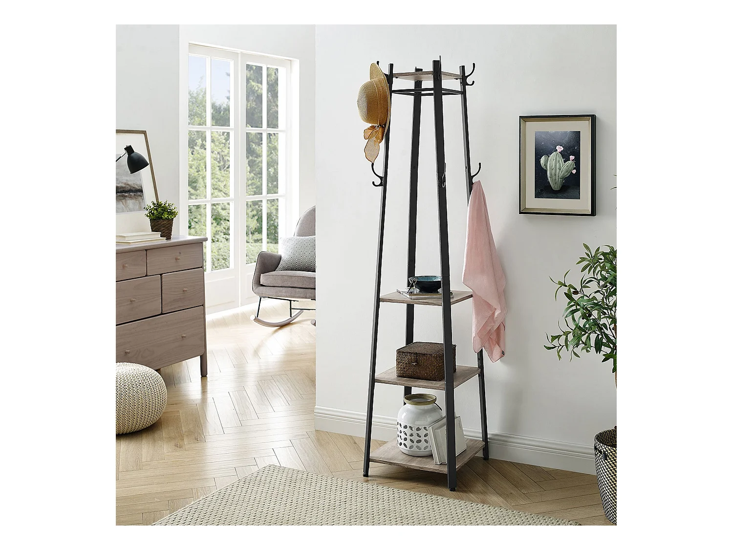 Garderobenständer Kleiderständer Bukavu