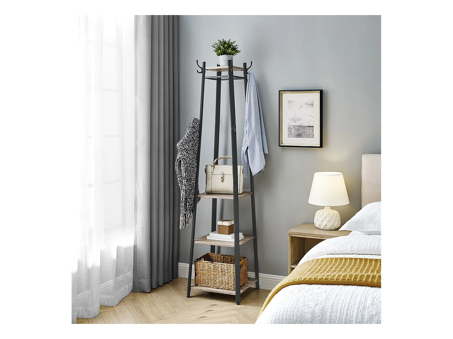 Garderobenständer Kleiderständer Bukavu