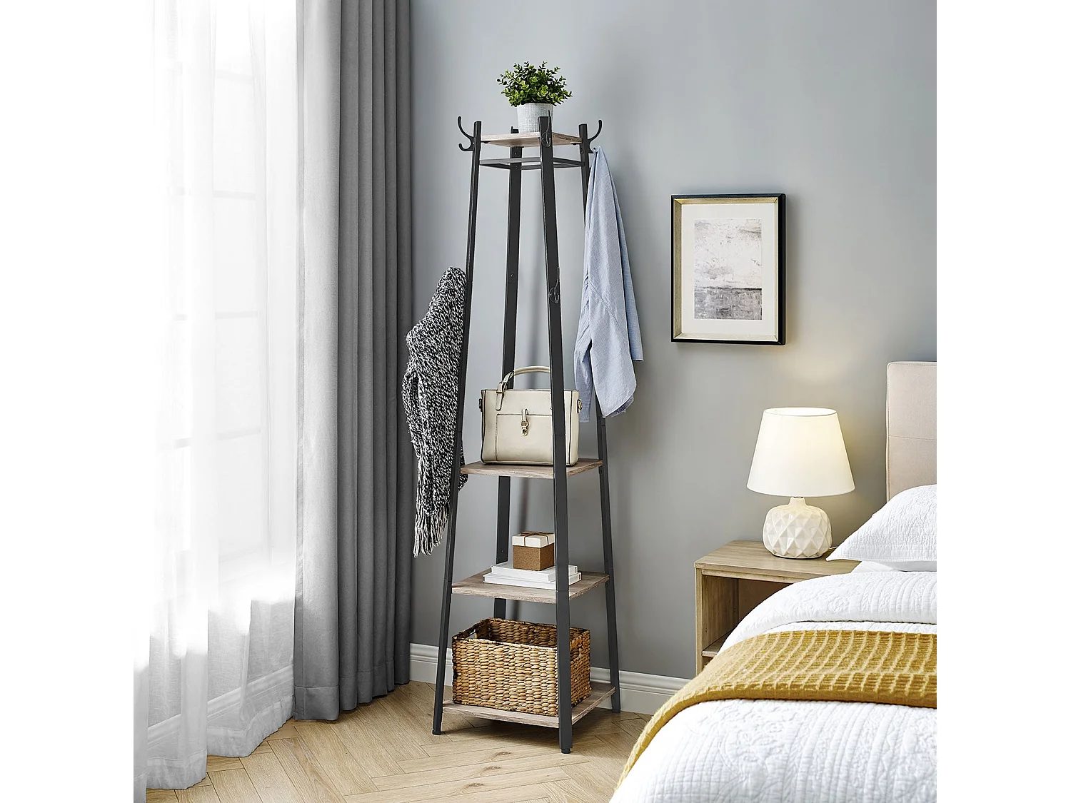 Garderobenständer Kleiderständer Bukavu