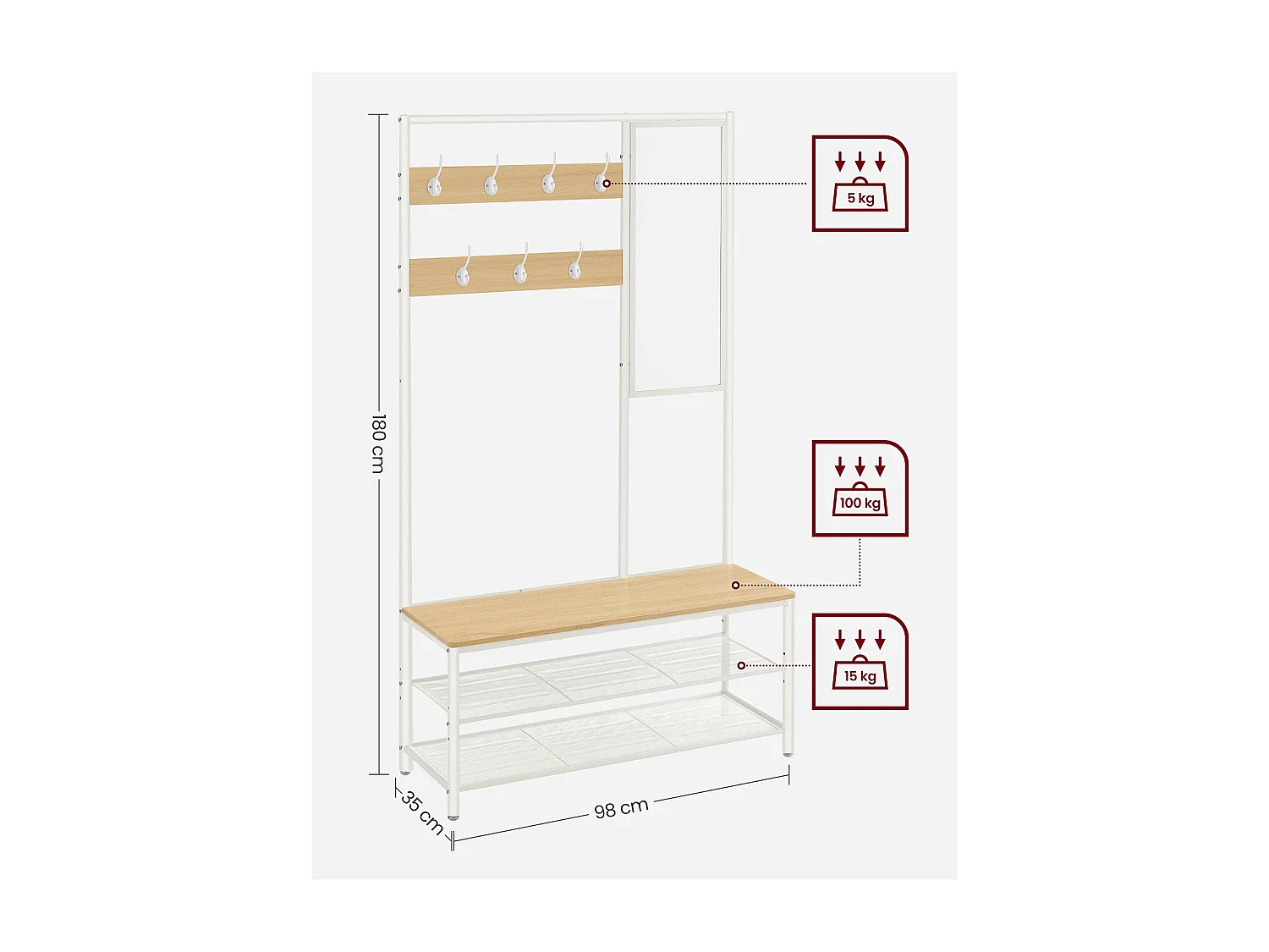 Garderobenständer Dublin