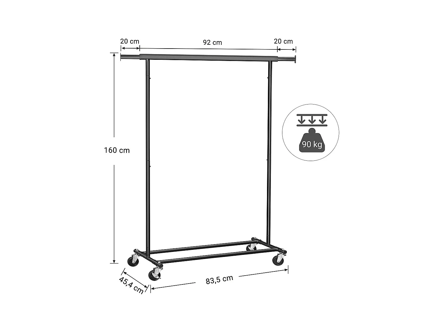 Kleiderständer Paramaribo