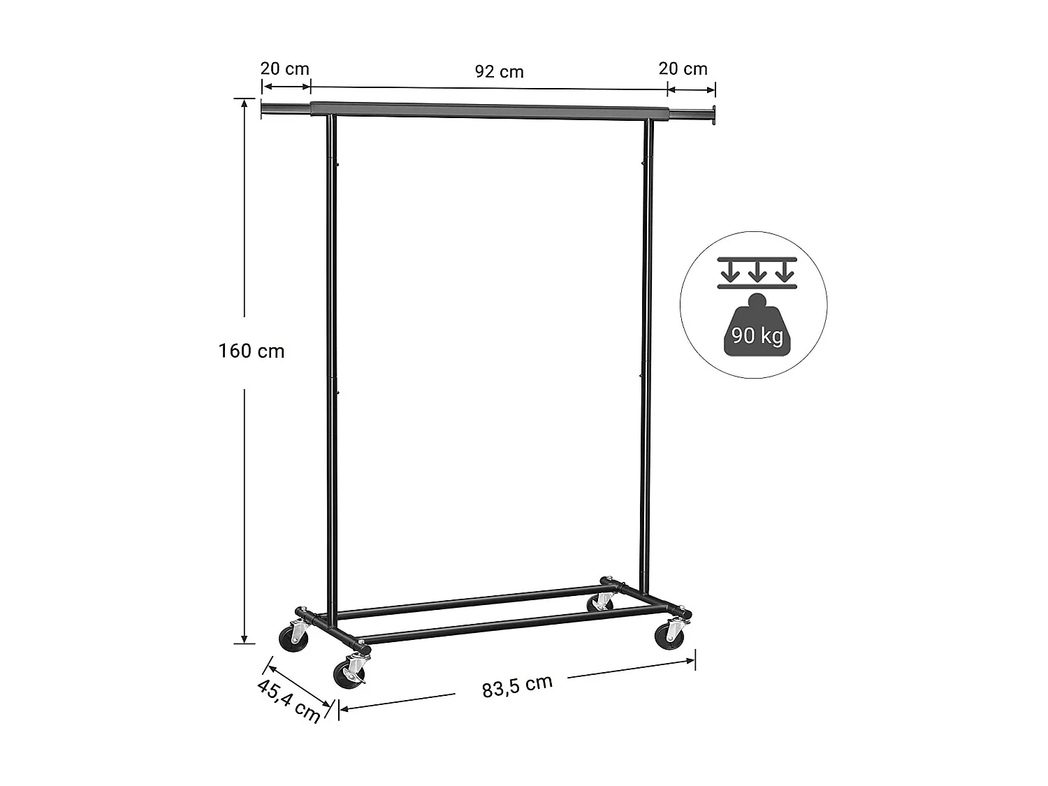 Kleiderständer Paramaribo