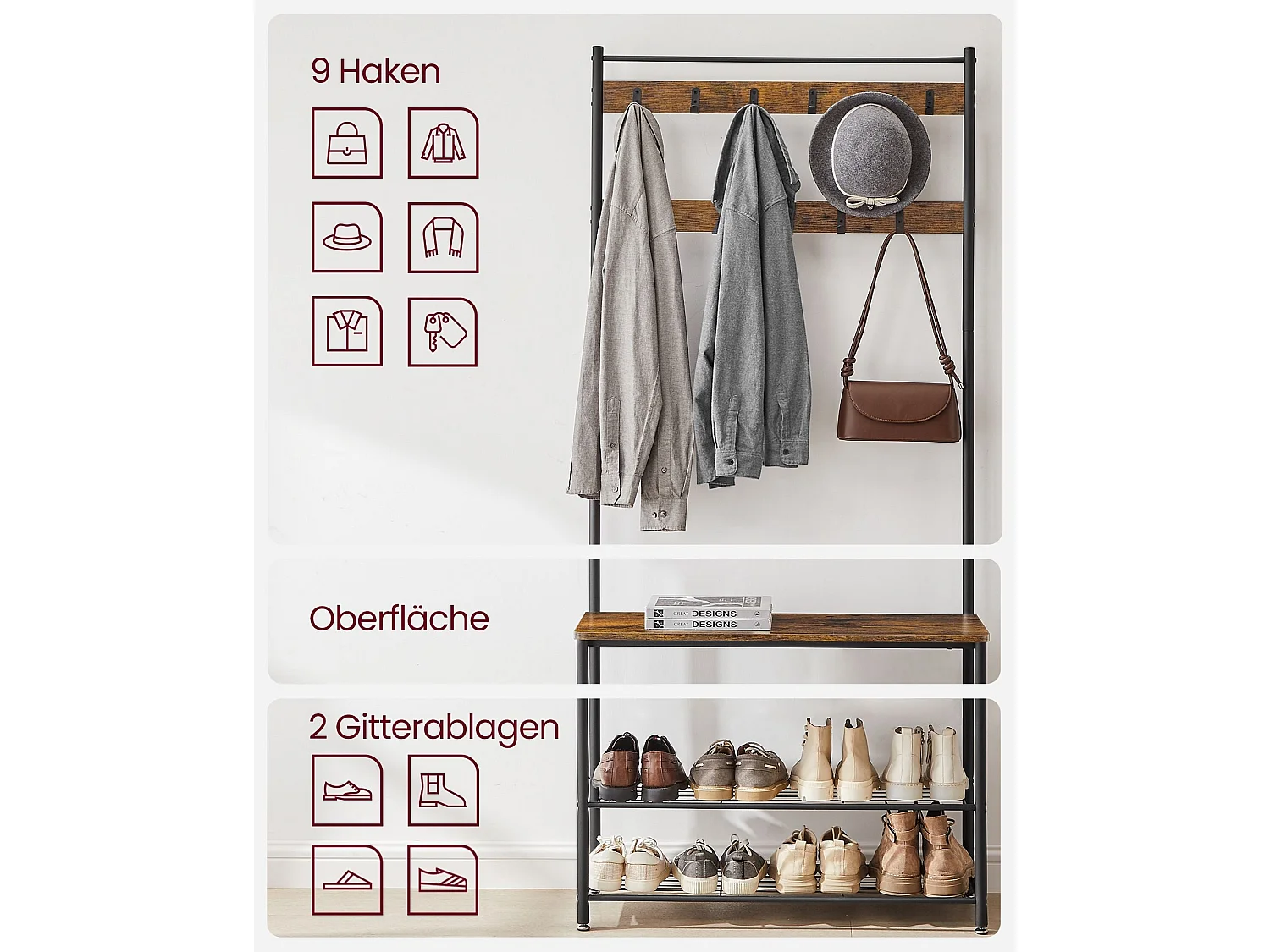 Garderobenständer Manchester