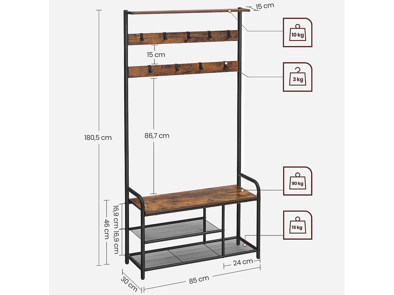 Garderobenständer Aurangābād