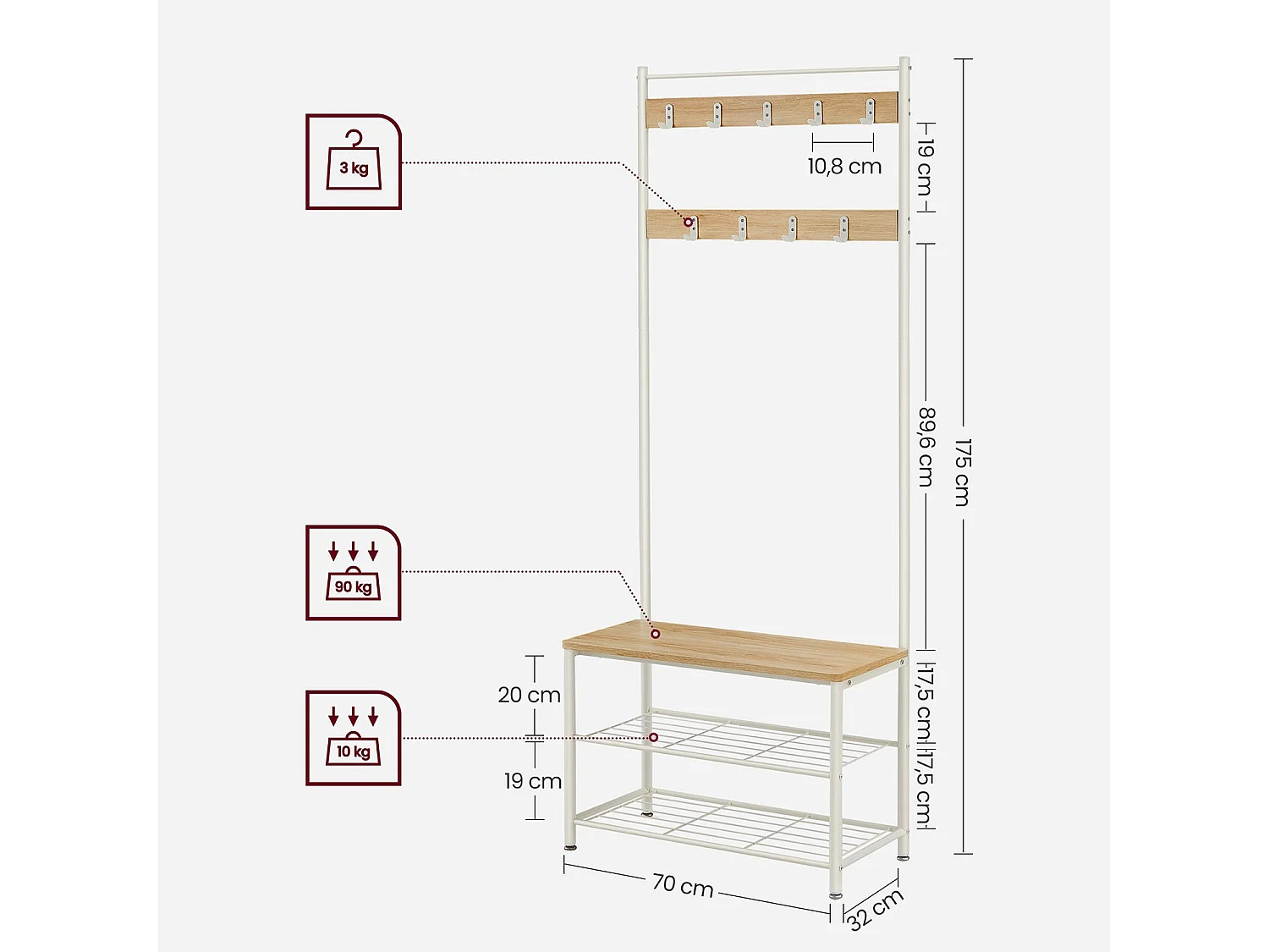 Garderobenständer Budapest