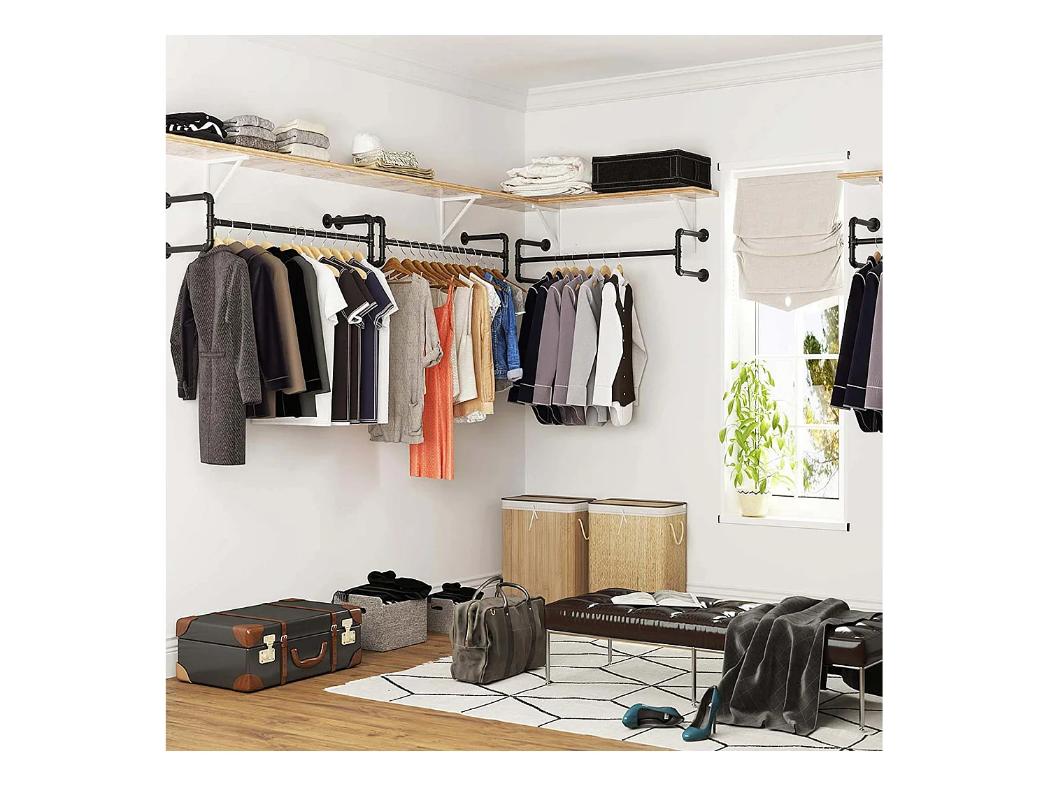 2er-Set Kleiderstange Santiago