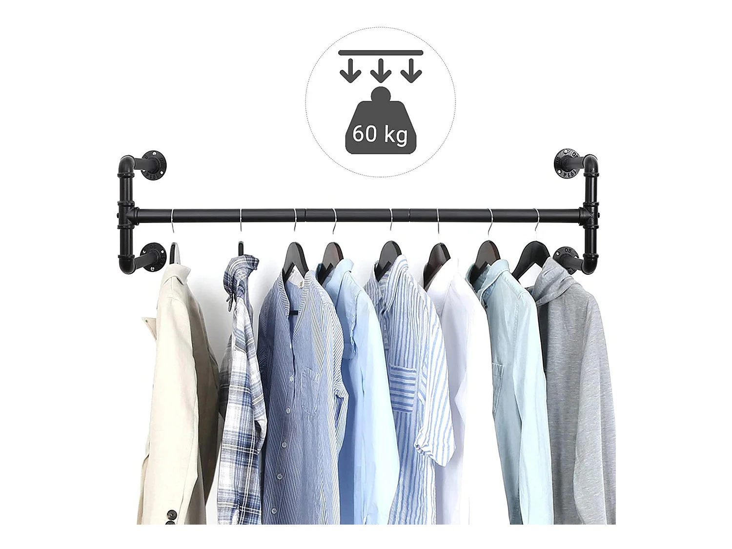 2er-Set Kleiderstange Santiago