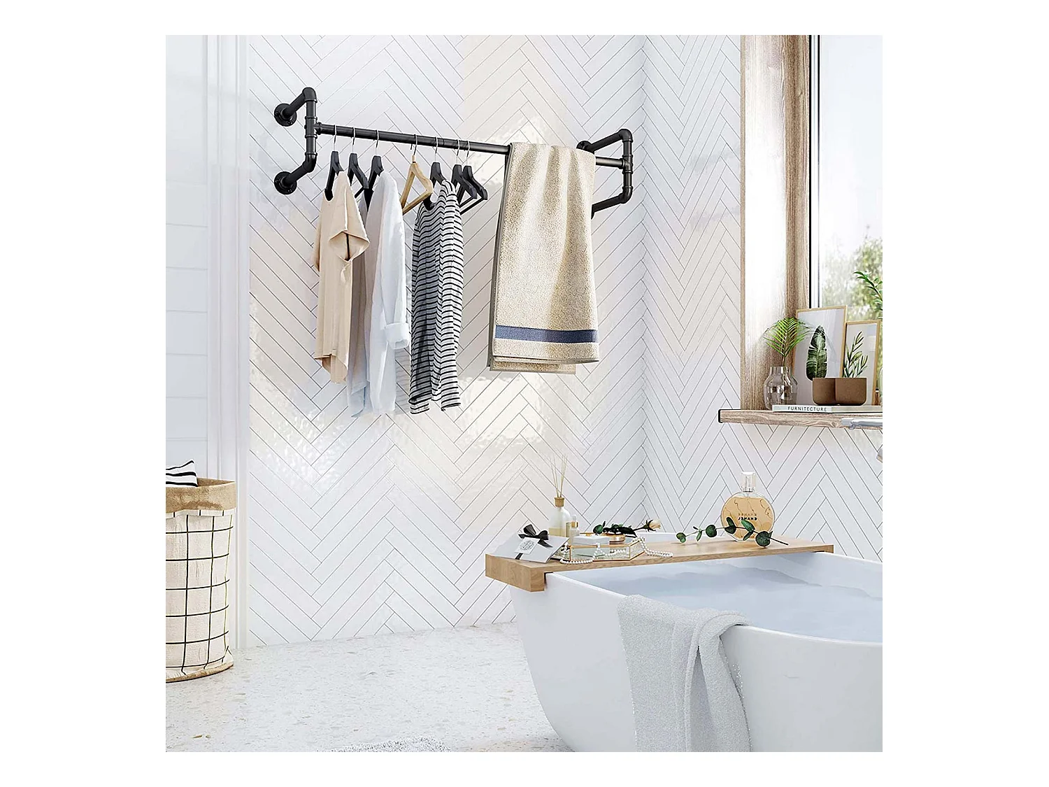 2er-Set Kleiderstange Santiago