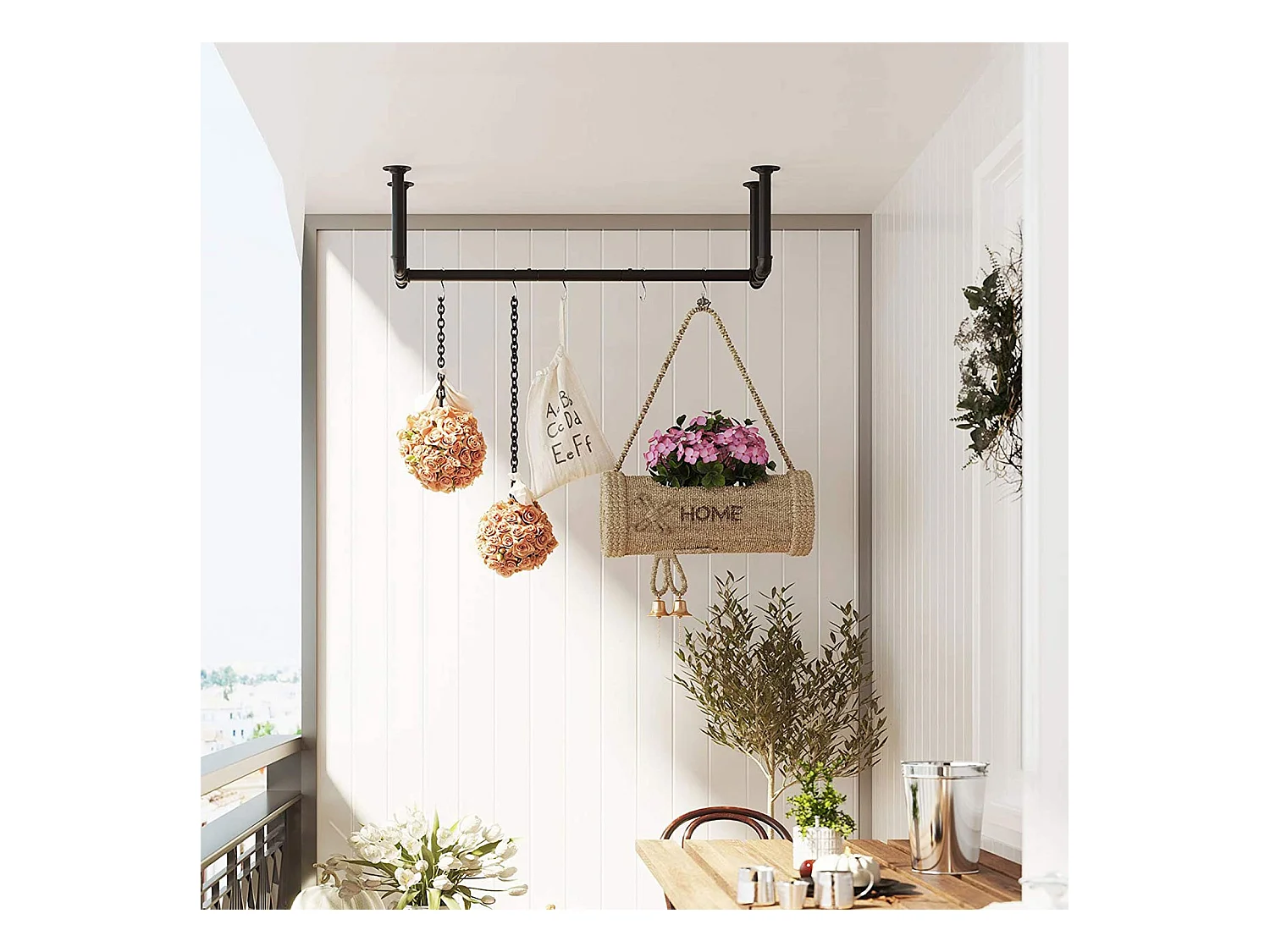 2er-Set Kleiderstange Santiago