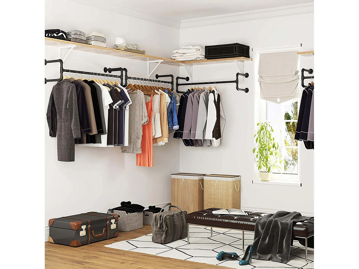 2er-Set Kleiderstange Santiago