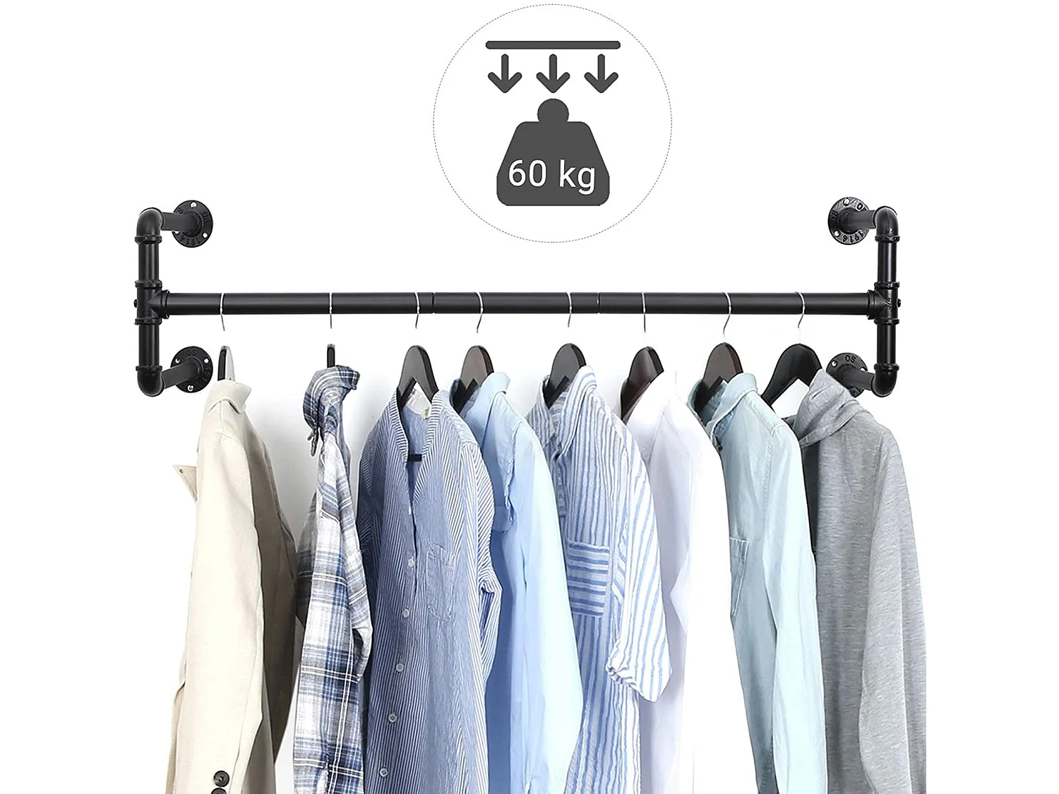 2er-Set Kleiderstange Santiago