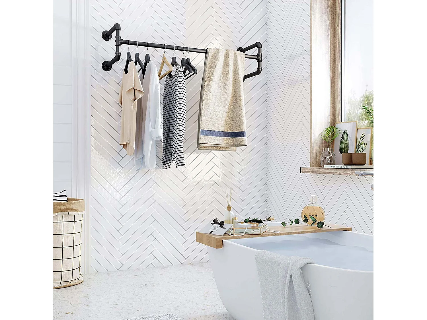 2er-Set Kleiderstange Santiago