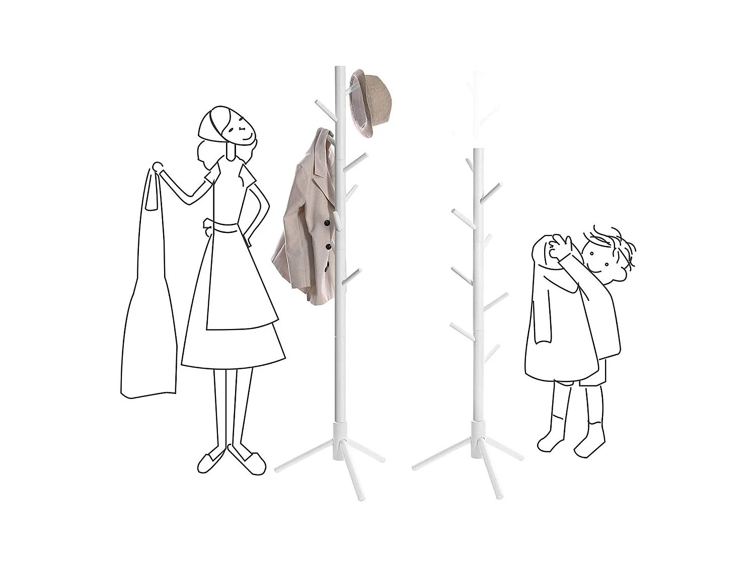 Garderobenständer Raleigh