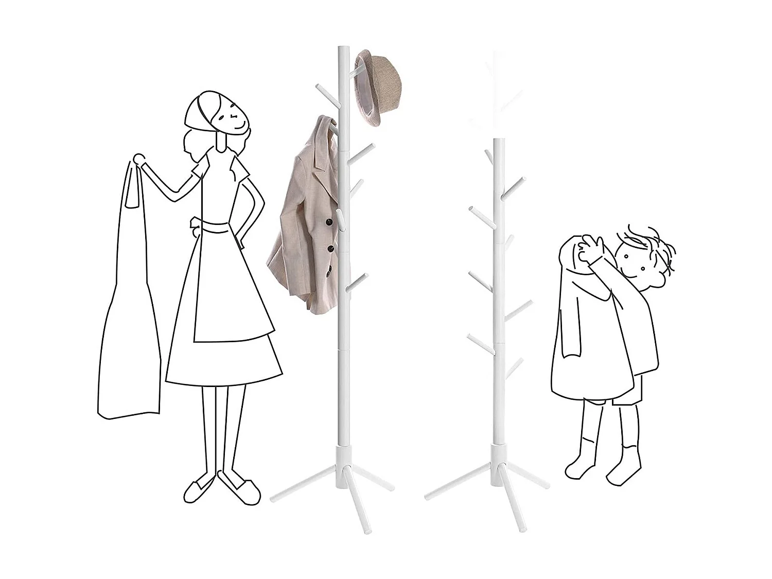 Garderobenständer Raleigh