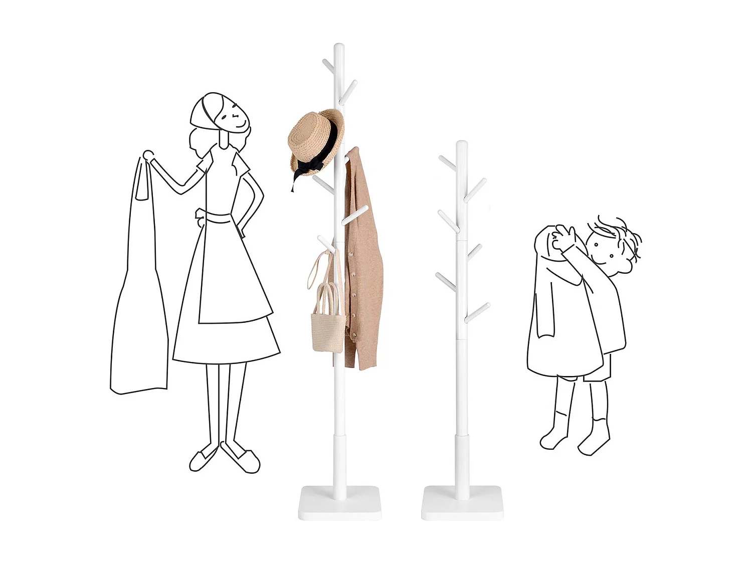 Garderobenständer Madrid