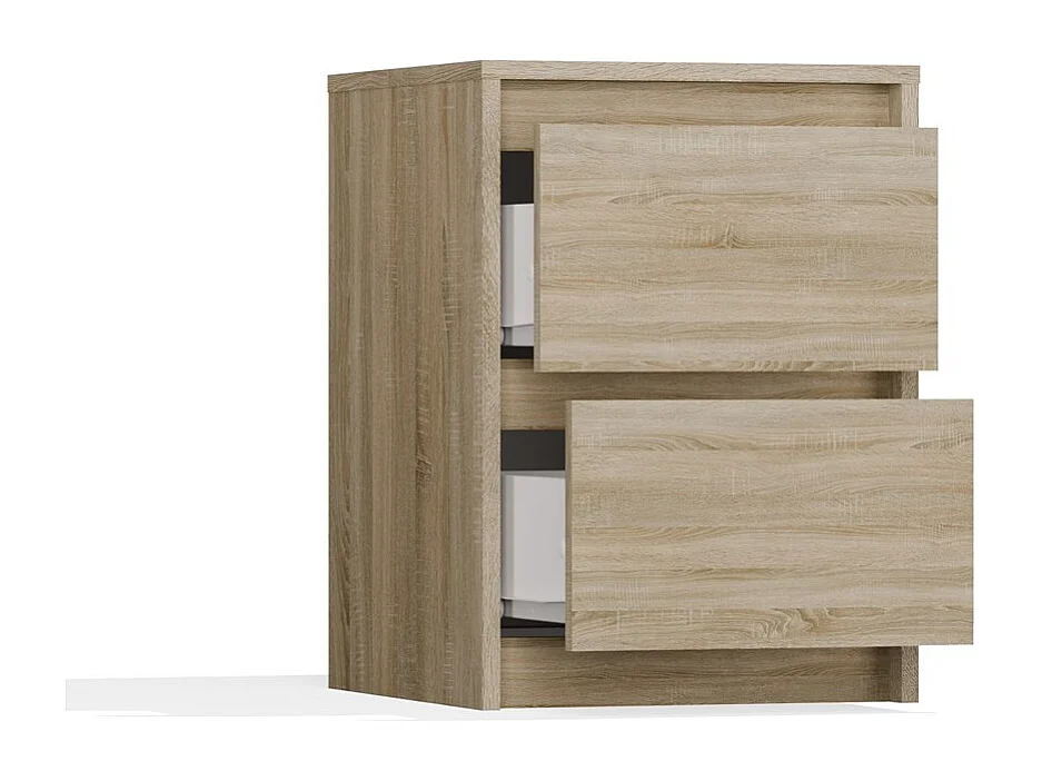 Szafka Nocna Karo K2 | Dąb Sonoma | 43x40x55 cm | Stolik Nocny