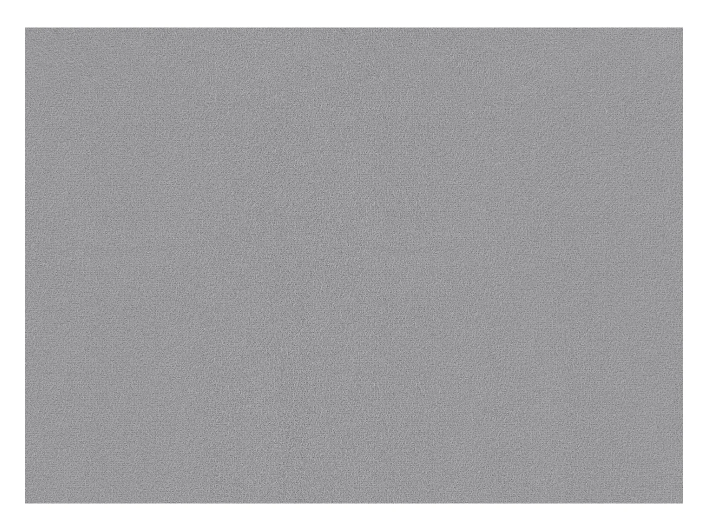 Canapé 2 places NORDEL, tissu gris