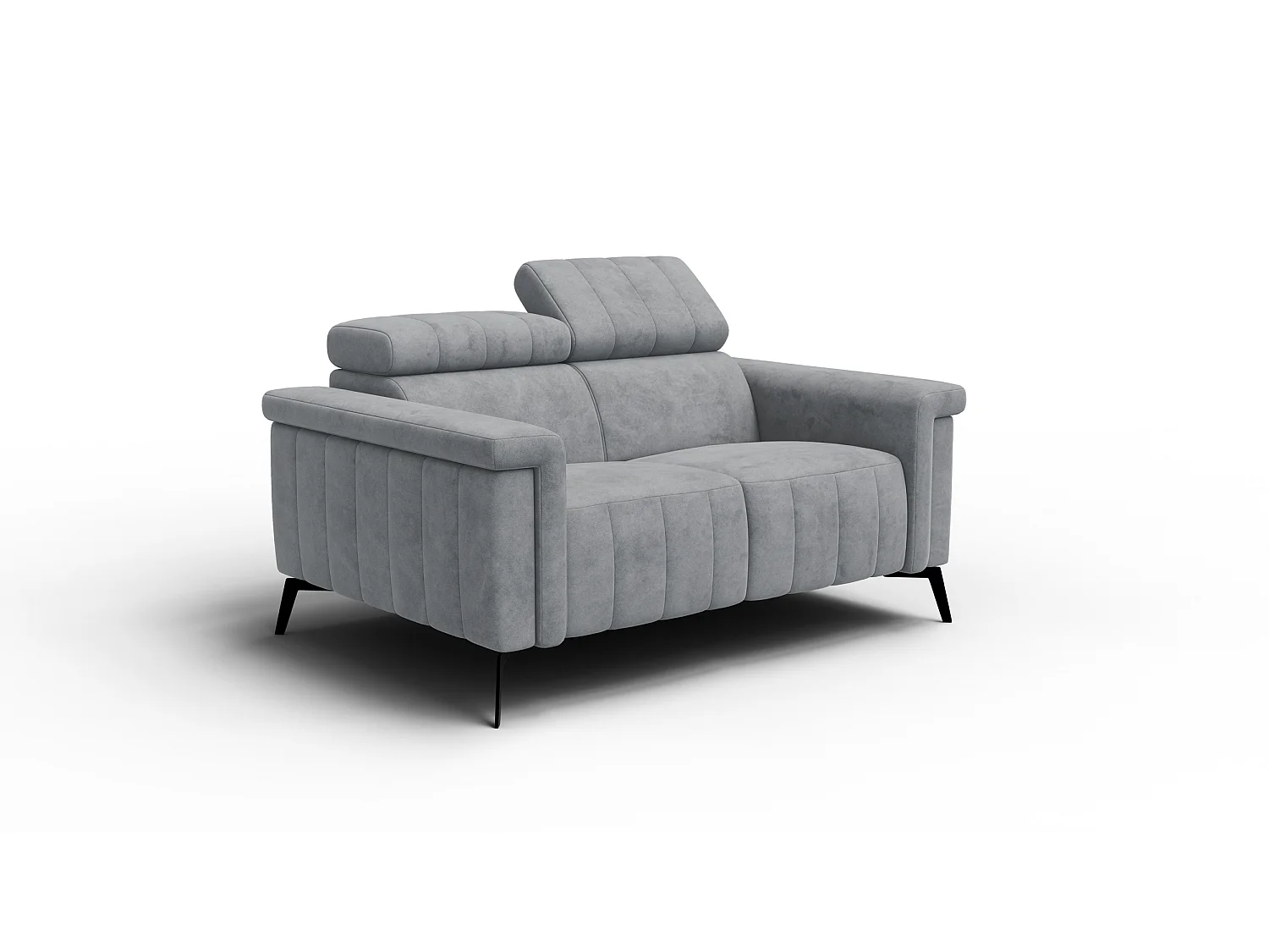 Sofa 2-Sitzer NORDEL, grau