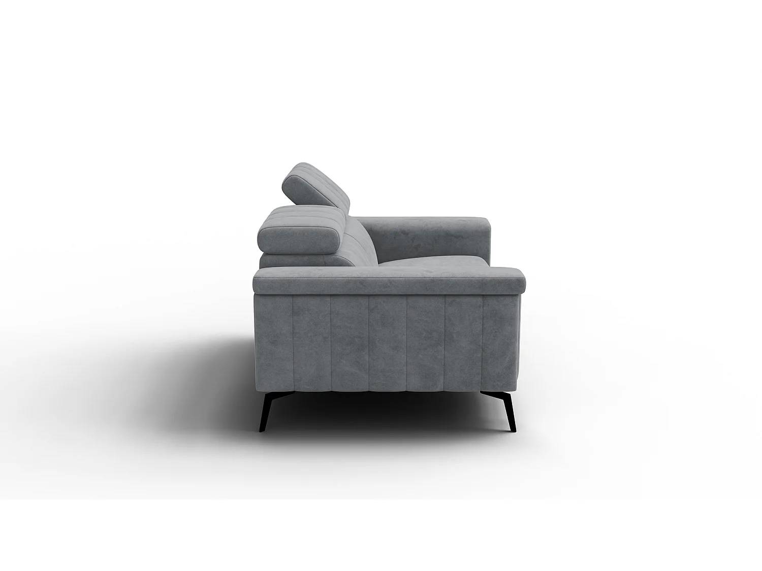 Sofa 2-Sitzer NORDEL, grau