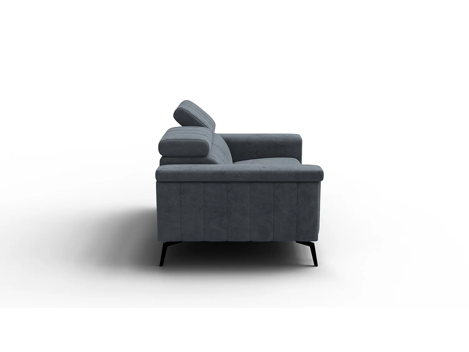 Sofa 2-Sitzer NORDEL, dunkelgrau