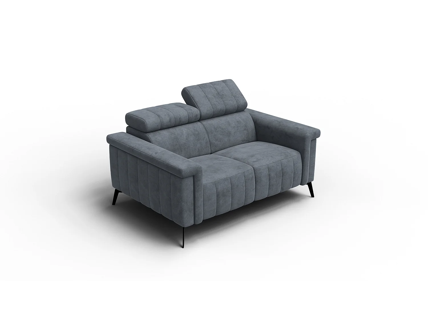 Sofa 2-Sitzer NORDEL, dunkelgrau
