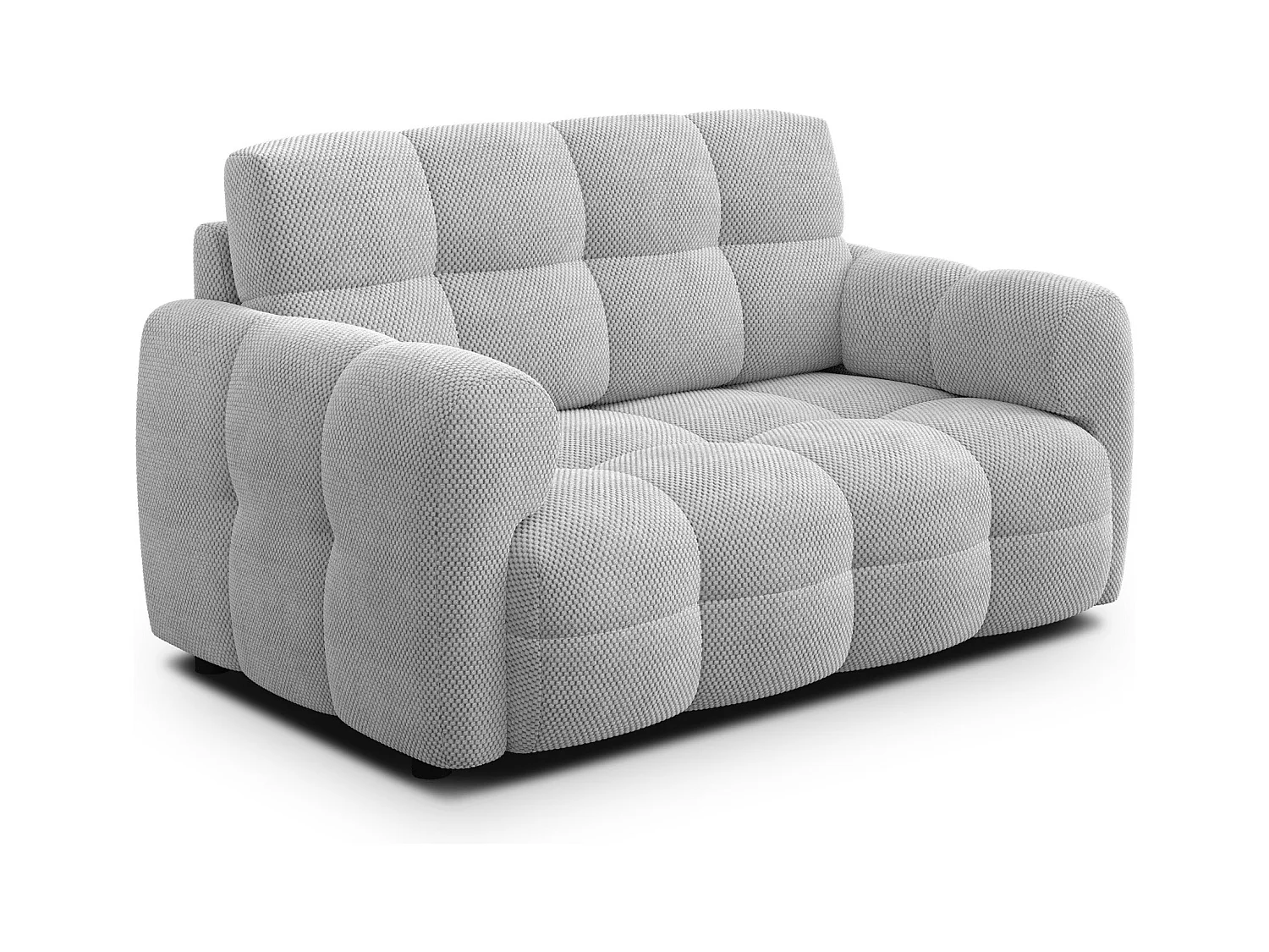 CANAPÉ MELLOW 2 places, tissu gris clair