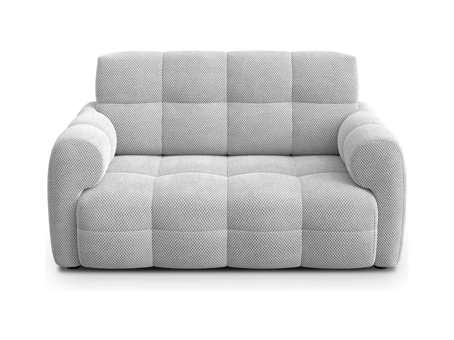 CANAPÉ MELLOW 2 places, tissu gris clair