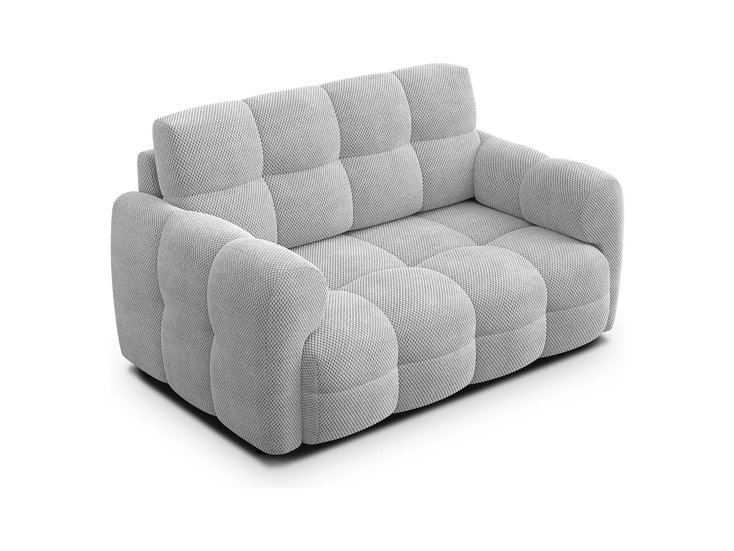 CANAPÉ MELLOW 2 places, tissu gris clair